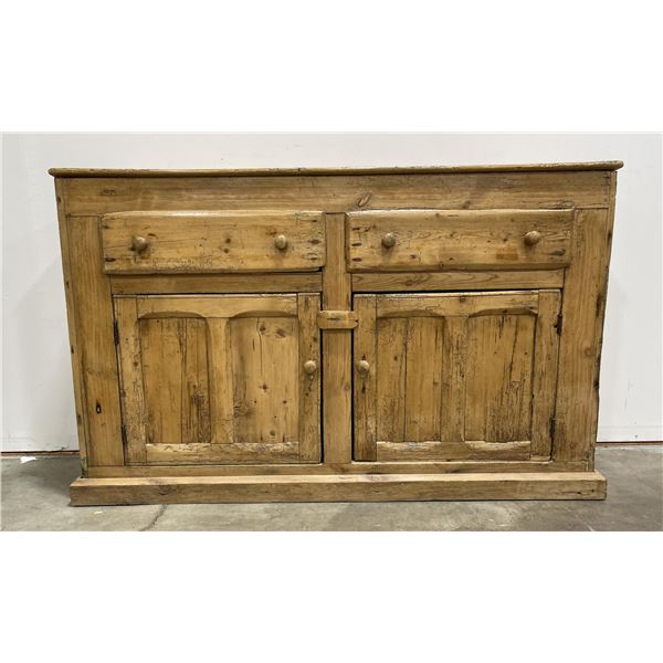 Antique Country Primitive Wood Sideboard