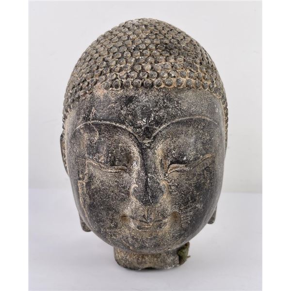 Antique Chinese Tang Dynasty Buddha Head Stone