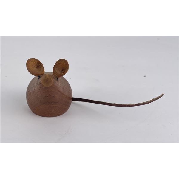 Mid Century Modern Teak Mouse