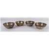 Image 1 : Set of 4 Egyptian Sterling Silver Bowls