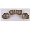 Image 2 : Set of 4 Egyptian Sterling Silver Bowls