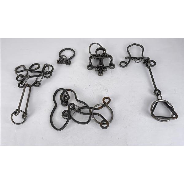 Group of Iron Dexterity Ring Puzzles