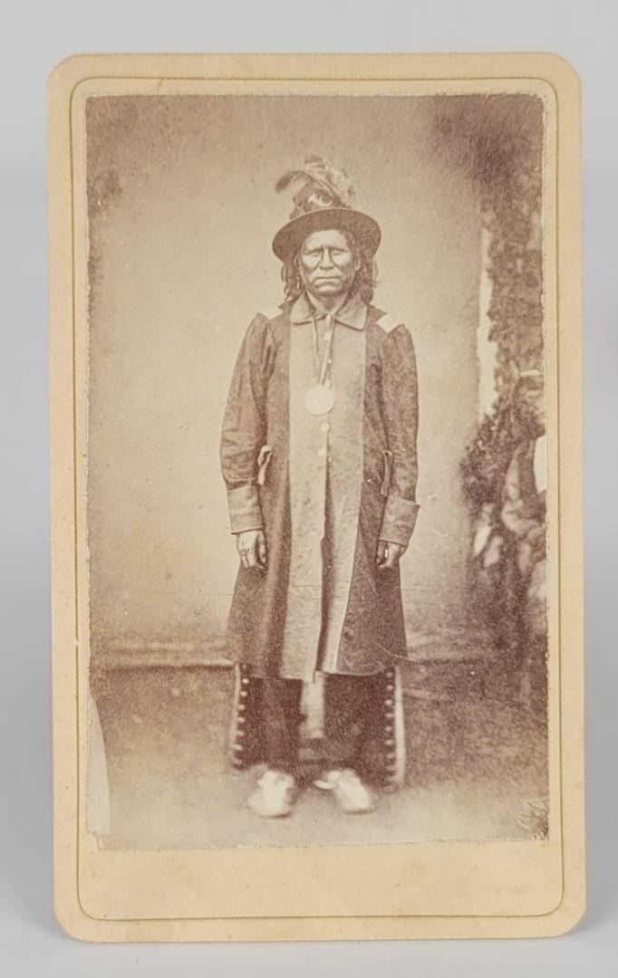 CDV Photo Kiowa War Chief Satanta Indian Fort Sill