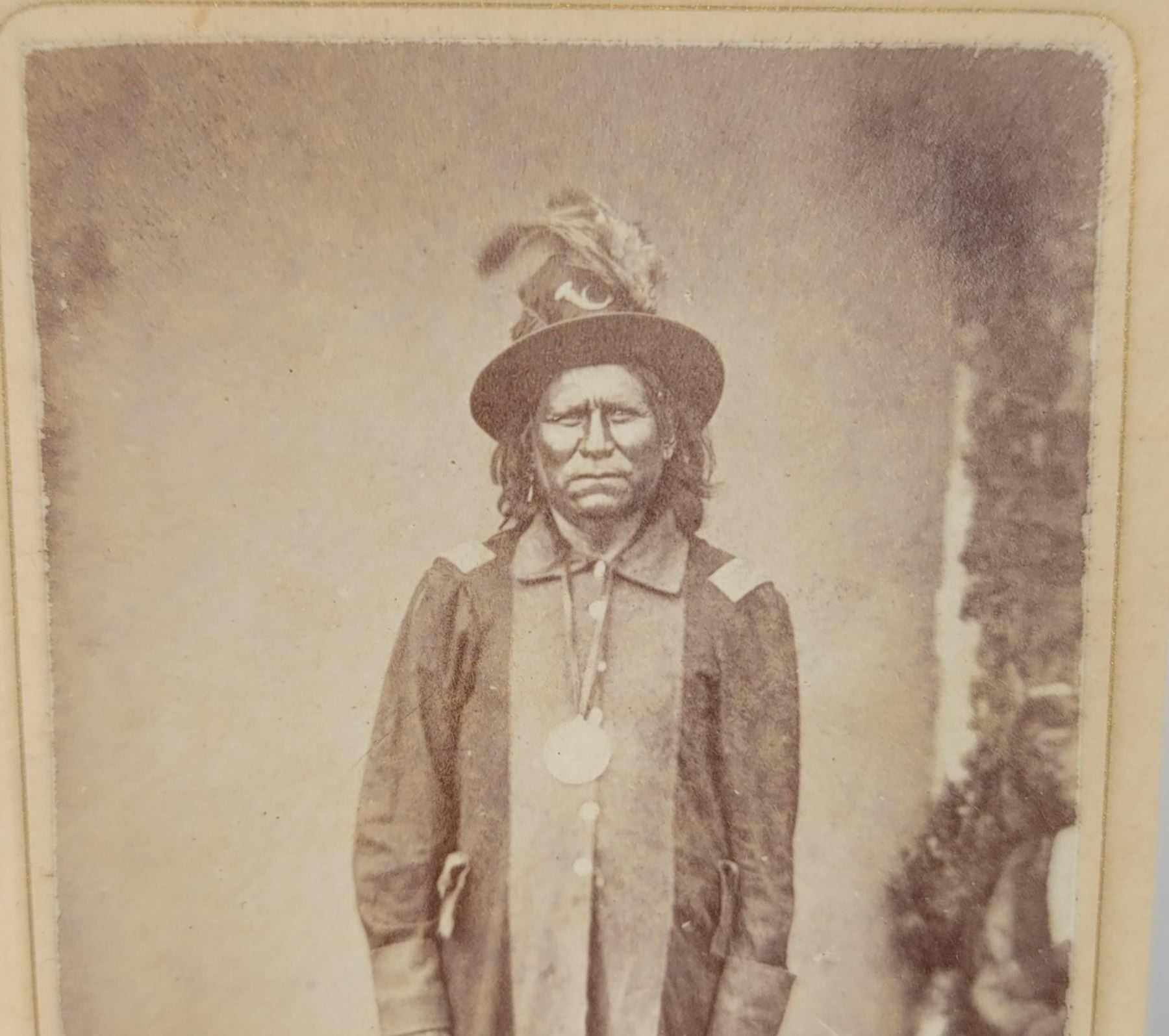 CDV Photo Kiowa War Chief Satanta Indian Fort Sill