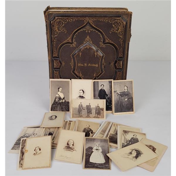 Identified Civil War CDV Photo Album