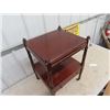 Image 2 : Mahogany Stand w Drawer 24"x 17" x 15"