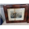 Image 2 : 2 Vintage Hunting Pictures Chasse Aux Maris, & Chasse Aux Canards