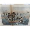 Image 3 : 2 Vintage Hunting Pictures Chasse Aux Maris, & Chasse Aux Canards