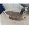 Image 2 : 2 Geese Decoys 1- Wooden Carved, 1) Wood & Cork