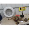 Image 1 : Wood & Cork Net Floats, Buoy & Life Preserver