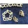 Image 2 : Jewellery Set - Bracelet, Earrings & Brooch