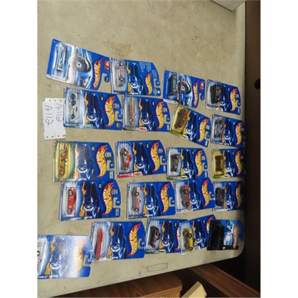 Approx 20 Hotwheels - New Mystery Cars Plus In Pkg