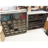 Image 2 : (HV)2 Organizers Bolt Bins, Full of Hardware, Southwire Outdoor Electrical Wire, Spray Cleaner, Plus