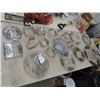 Image 1 : (EK) Glassware w Silver Inlay , Trays, Bowls & More!