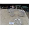 Image 1 : 6 Pc Cut Glass, Trays, Bowls Platters Plus