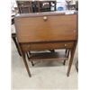 Image 1 : Oak Drop Front Writing Desk 42" x 29" x 12"