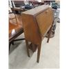 Image 2 : Oak Drop Front Writing Desk 42" x 29" x 12"