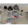 Image 2 : Vintage Auto Chrome, 2 Hood Ornaments, CAA Emblem, Mirror, Lights Gauges Plus More!