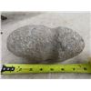 Image 2 : 24" Metal Dinosaur Skeleton & Ancient Native Stone Hammer