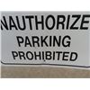 Image 2 : 24" x 30" Metal Dr. Hook Towing Sign