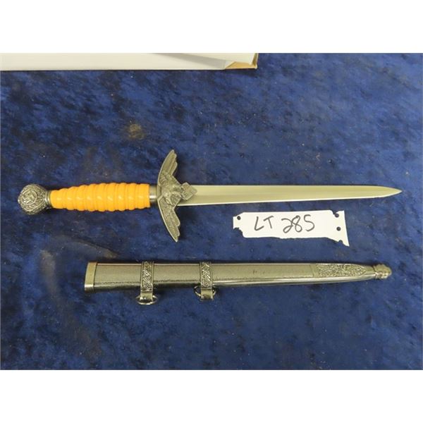 German Luftwagge Dagger 9" Blade Stainless w Scabbord