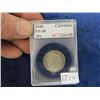 Image 1 : Canada 1948 Quarter Key Date .800 Silver Graded VF 30