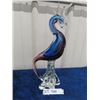 Image 1 : Heavy Blown Glass 16" Tall Chalet Bird