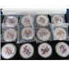 Image 2 : Chinese Calendar 24 KT Gold Plated Coin Set in Case COA Inside