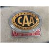 Image 2 : 4 CAA MB Motor Leauge Emblems & 5 Vintage Gas Station Matches, ROCO , BA , ESSO & Texaco