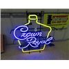 Image 1 : Neon Crown Royal Sign 21" x 20"