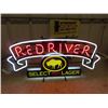 Image 1 : Neon Red River Select Red Lager Sign 16" x 33"