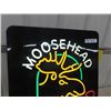 Image 2 : Light Up Moosehead Beer Sign 22" x 27"