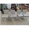 Image 1 : 4 Upholstered Kitchen Chairs