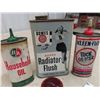 Image 2 : BA Household Oil TIn, Kleen Flow Deicer Tin, Bowes, Radiator Flush Tin, Glass Lenses