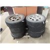 Image 1 : 2 Sets of 4 Tires & Rims 1) 185/65 R 14 & 1) 195/60R 14