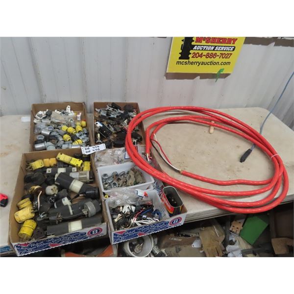 Electrical - 20' 8/3 Wire, Plugs, Switches, Connectors, Plus More!