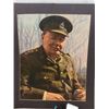 Image 2 : Winston Churchill Print 20" x 24" , & Olivetti Adding Machine