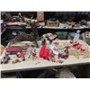 Image 1 : (DC) Bin of Christmas Decor- Garland Ornaments & Light Up Deer