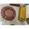 Image 3 : Pipe Stand  w 3 Pipes, Tobacco Tins, Ashtray, Pitcher & Mugs & Ornaments