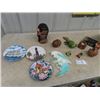 Image 1 : Xmas Ornaments, Collector Plates, Ornaments Some Hand Crafted in MB