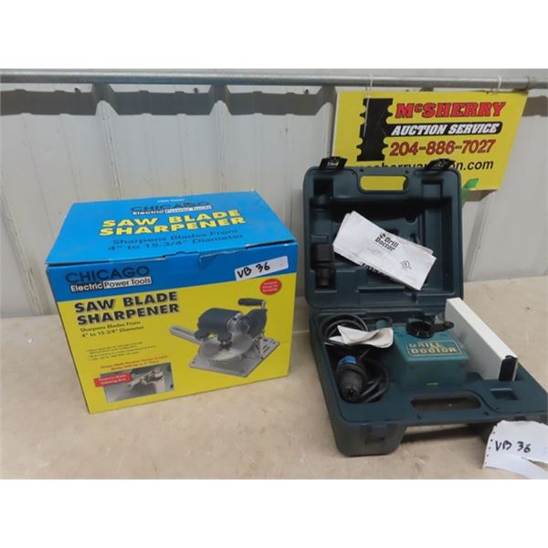 New Chicago Sawblade Sharpener & Used Drill Doctor Bit Sharpener