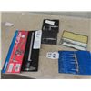 Image 1 : Measuring Devices, 2 Micrometers, 2 Calipers, 1) 12" 1) Telescopy Gauge