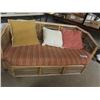 Image 1 : Wicker Settee 65" L