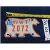 Image 1 : North West Territory Motorcycle License Plate