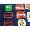 Image 2 : Approx 25 Vintage Patches & Stickers Ski Doo, Motor Ski & Snowplane