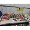 Image 1 : Qty of Autobody Tools, Sanders, Wdges, Hammers, Dent Pullers, & Storage Tub Plus