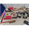 Image 2 : Qty of Autobody Tools, Sanders, Wdges, Hammers, Dent Pullers, & Storage Tub Plus
