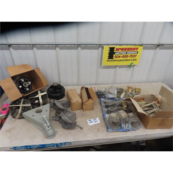 Trailer Parts, Hubs, Hitches, Springs, Shackles