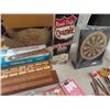 Image 2 : (SX) Crib Boards, Dar Board, Darts, South Park Game, Twilight Puzzle, Poker -Keeno Game, Cards Plus 