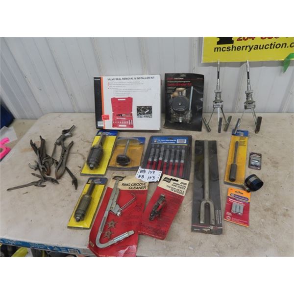 Speciatly Tools, Valve Seal Removal & Installer Kit, Tail Pipe Expanders, Ring Groove Cleaner, Plus 